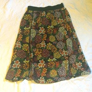 Floral Lola with Black Background